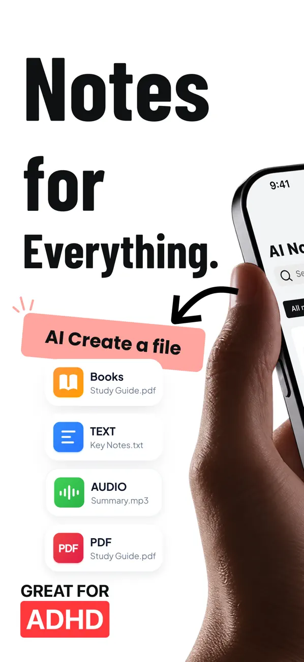 AI Notebook recording screen